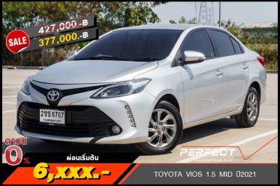 TOYOTA VIOS 1.5 MID ปี2021 (2ขช6707)