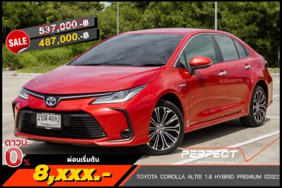 TOYOTA COROLLA ALTIS 1.8 HYBRID PREMIUM ปี2022 (2ขฬ4092)