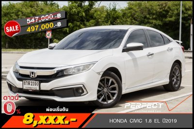 HONDA CIVIC 1.8 EL ปี2019 (8กฬ2390)