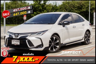 TOYOTA ALTIS 1.8 GR SPORT ปี2020 จด2021 (1ขร8390)