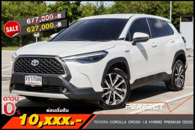 TOYOTA COROLLA CROSS 1.8 HYBRID PREMIUM ปี2023 (3ขว7086)