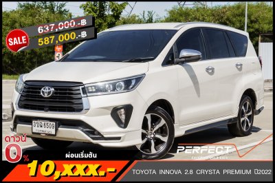 TOYOTA INNOVA 2.8 CRYSTA PREMIUM ปี2022 (3ขฉ6509)
