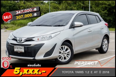 TOYOTA YARIS 1.2 E AT ปี 2018 (8กญ5841)