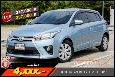 TOYOTA YARIS 1.2 E AT ปี 2015 (4กจ4863)
