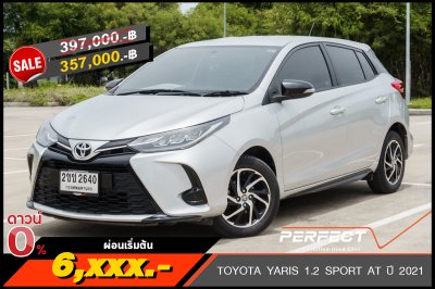 TOYOTA YARIS 1.2 SPORT AT ปี 2021 (2ขช2640)