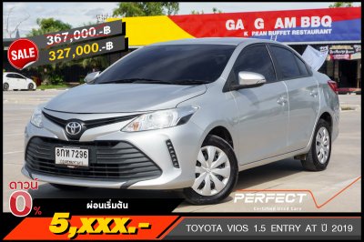 TOYOTA VIOS 1.5 ENTRY AT ปี 2019 (8กท7296)