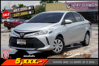 TOYOTA VIOS 1.5 ENTRY AT ปี 2019 (8กท7310)