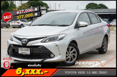 TOYOTA VIOS 1.5 MID AT ปี2021 (1ขอ3097)