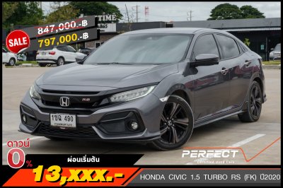 HONDA CIVIC 1.5 TURBO RS (FK) ปี2020 (1ขฉ490)