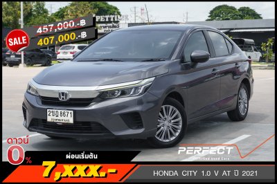 HONDA CITY 1.0 V AT ปี 2021 (2ขฎ8671)