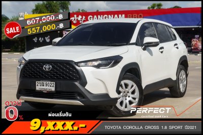 TOYOTA COROLLA CROSS 1.8 SPORT ปี2021 (2ขณ9022)