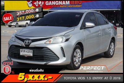 TOYOTA VIOS 1.5 ENTRY AT ปี 2019 (9กค4355)