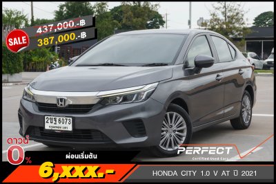 HONDA CITY 1.0 V AT ปี 2021 (2ขฐ6073)
