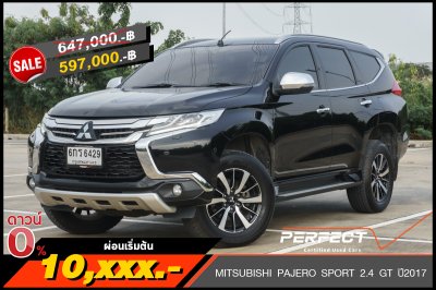MITSUBISHI PAJERO SPORT 2.4 GT ปี2017 (6กร6429)