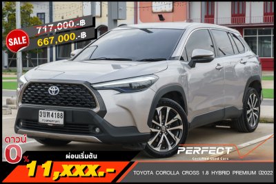 TOYOTA COROLLA CROSS 1.8 HYBRID PREMIUM ปี2022 (3ขท4188)