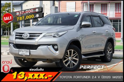 TOYOTA FORTUNER 2.4 V ปี2020 จด2021 (9กน7391)