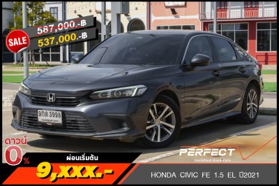 HONDA CIVIC FE 1.5 EL ปี2021 (9กด3998)
