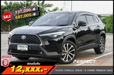 TOYOTA COROLLA CROSS 1.8 HYBRID PREMIUM ปี2022 (3ขณ6018)