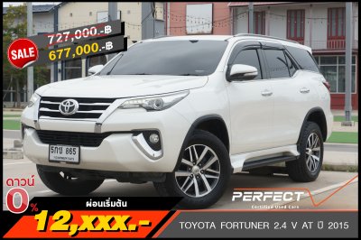 TOYOTA FORTUNER 2.4 V AT ปี 2015 (5กข865)