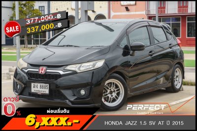 HONDA JAZZ 1.5 SV AT ปี 2015 (ฆง8885)