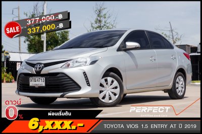 TOYOTA VIOS 1.5 ENTRY AT ปี 2019 (9กณ4713)