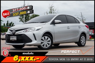TOYOTA VIOS 1.5 ENTRY AT ปี 2019 (9กณ4717)