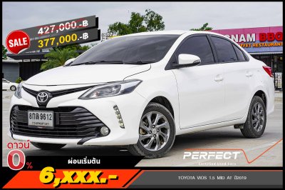 TOYOTA VIOS 1.5 MID AT ปี2019 (8กล9612)