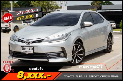 TOYOTA ALTIS 1.8 ESPORT OPTION ปี2019 (9กง1430)