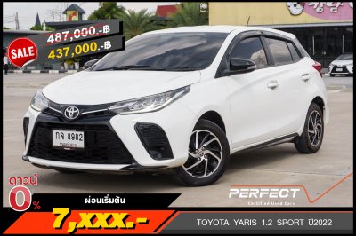 TOYOTA YARIS 1.2 SPORT ปี2022 (กจ8982)
