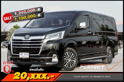 TOYOTA MAJESTY 2.8 PREMIUM AT ปี2019 (1นฌ3282)