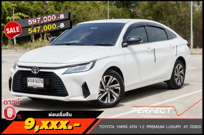 TOYOTA YARIS ATIV 1.2 PREMIUM LUXURY AT ปี 2023 (4ขต9378)