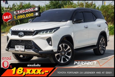 TOYOTA FORTUNER 2.8 LEGENDER 4WD AT ปี2021 (จค7793)