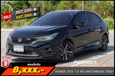 HONDA CITY 1.0 RS (5ประตู) ปี2021 (2ขถ5344)