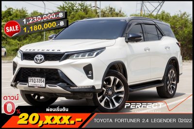 TOYOTA FORTUNER 2.4 LEGENDER ปี2022 (3ขฎ3354)