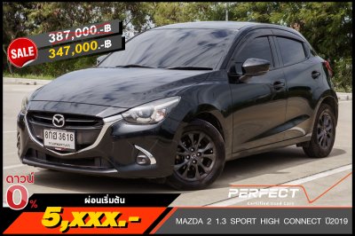 MAZDA 2 1.3 SPORT HIGH CONNECT AT ปี2019 (8กฮ3616)