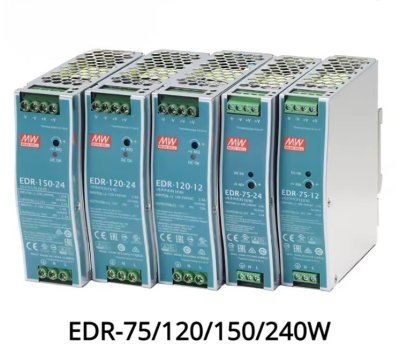 ราวยึดสวิทชิ่งเพาเวอร์ซัพพลาย EDR-120, 24V