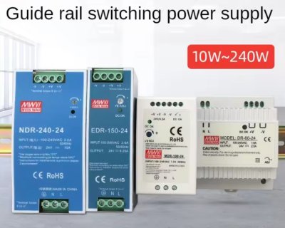ราวยึดสวิทชิ่งเพาเวอร์ซัพพลาย EDR-120, 24V