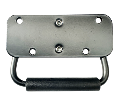 black surface handle