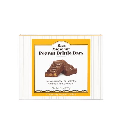 See's Awesome® Peanut Brittle Bars – 8 oz.