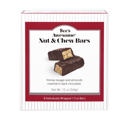 See's Awesome® Nut & Chew Bars – 12 oz.