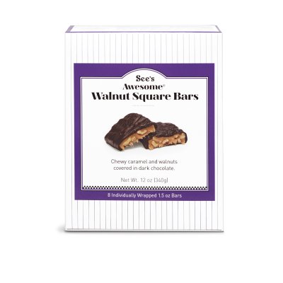 See's Awesome® Walnut Square Bars – 12 oz.