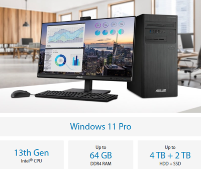 ASUS Expert PC Core i7-13700 8/512 GB D500TE-785000035X 21.5 Inch ASUS Expert PC Core i7-13700 8/512 GB D500TE-785000035X 21.5 Inch