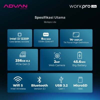 ADVAN Workpro Lite i3