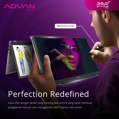 ADVAN 360 Stylus Pro Laptop 2 in 1