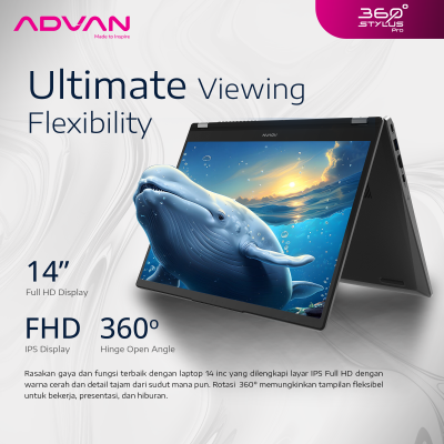 ADVAN 360 Stylus Pro Laptop 2 in 1