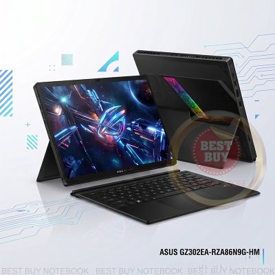 Asus ROG Flow Z13 GZ302EA-RZA86N9G-HM/Ryzen AI MAX+395/64GB/1TB SSD/13.4″ 2.5K IPS 180Hz/Win 11 Home+OHM 2024+M365/Off Black