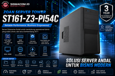 ZOAN Server Tower  ST161-Z3-PI54C	ZOAN ST161-Z3-PI5