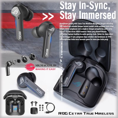 ASUS ROG Cetra True Wireless Headphone ASUS ROG Cetra True Wireless Headphone