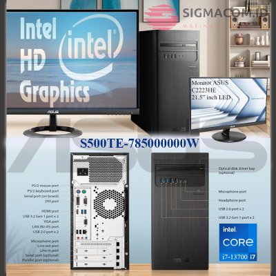 Asus PC Desktop S500TE-785000000W