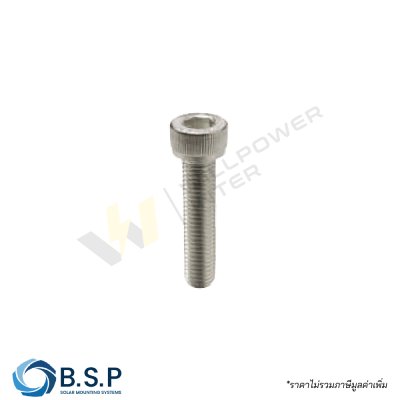 สกรูหัวจมหกเหลี่ยม M8x25 วัสดุ SUS304